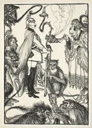 The Black Mass No. 1 (The Celebrant and the Master of Ceremonies)